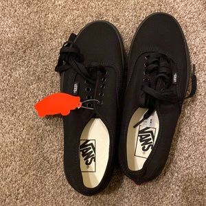SOLD NEW Black Lace Up Vans